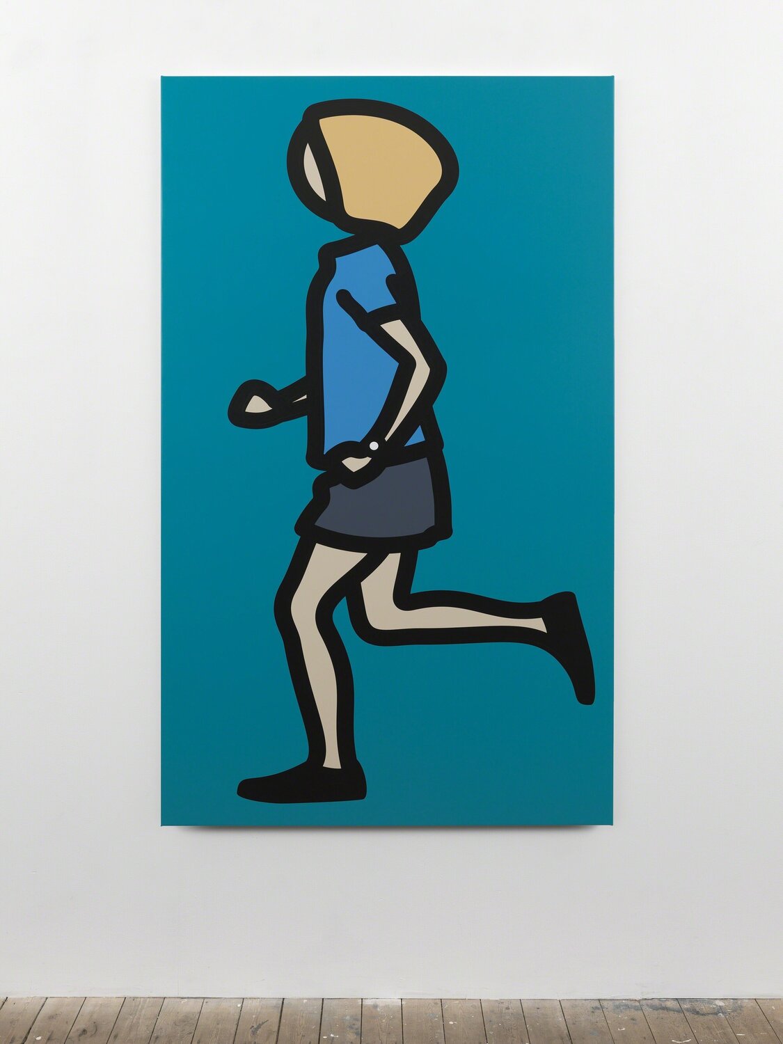 Bibi running. 3 Julian Opie