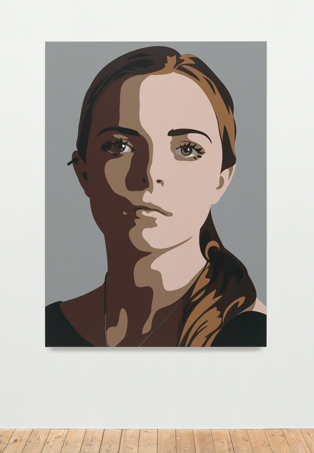 Lily, eyes straight, head left 2 Julian Opie