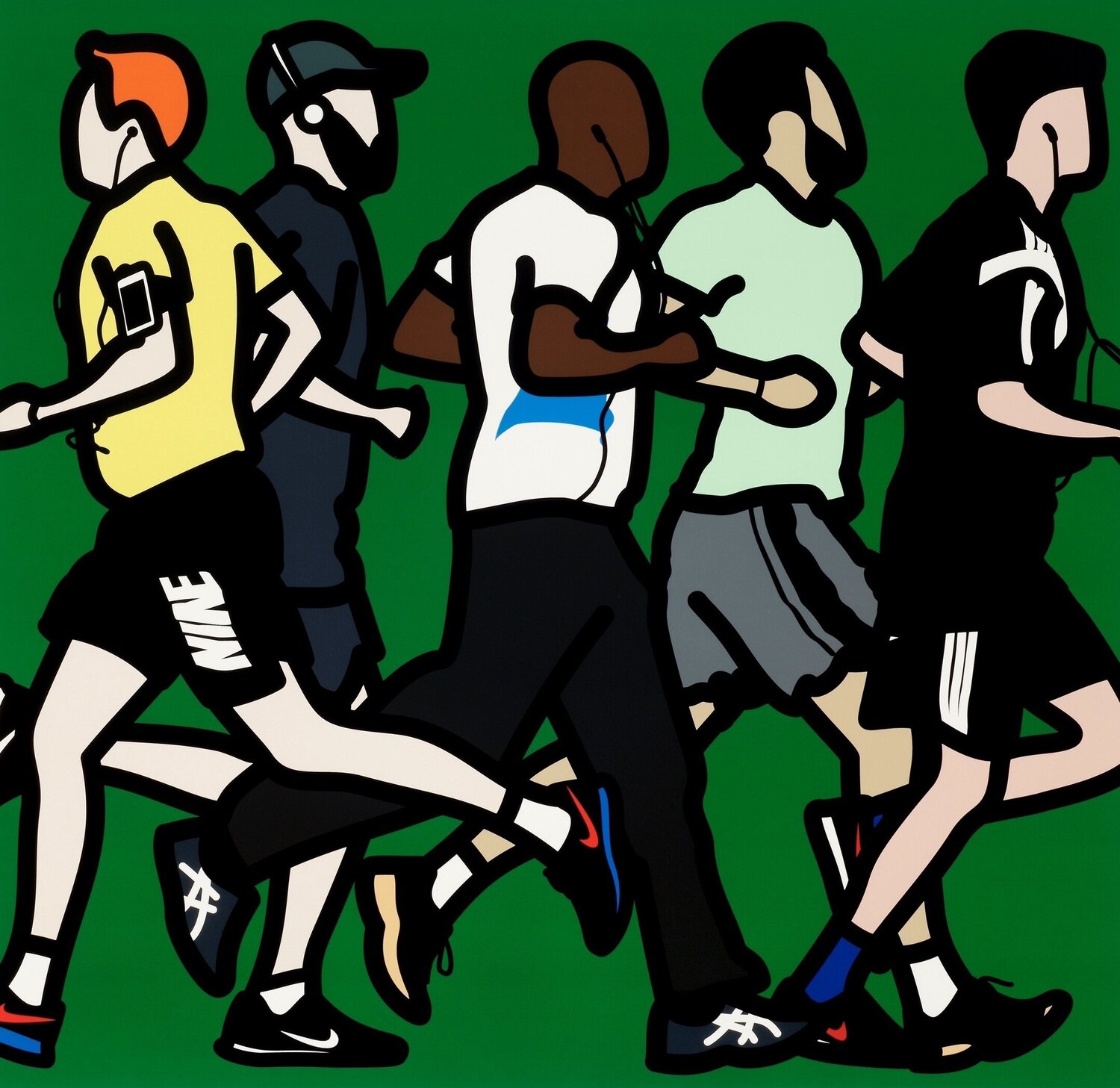 Running Men Julian Opie