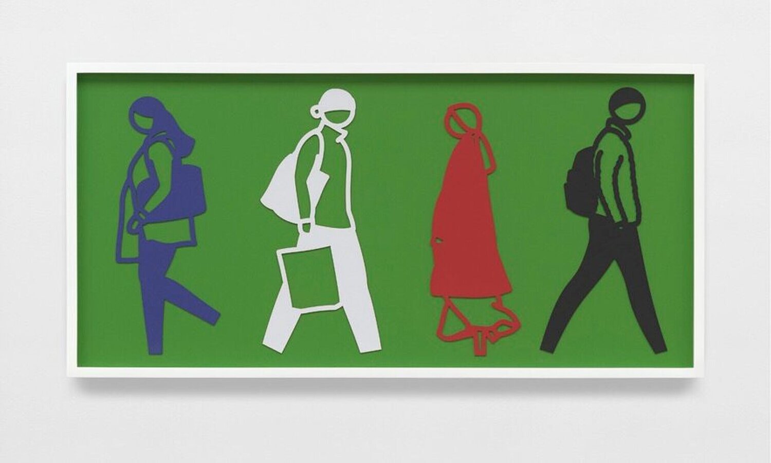 Street 2. from"Street 1-6." Julian Opie Werk auf Papier zu verkaufen