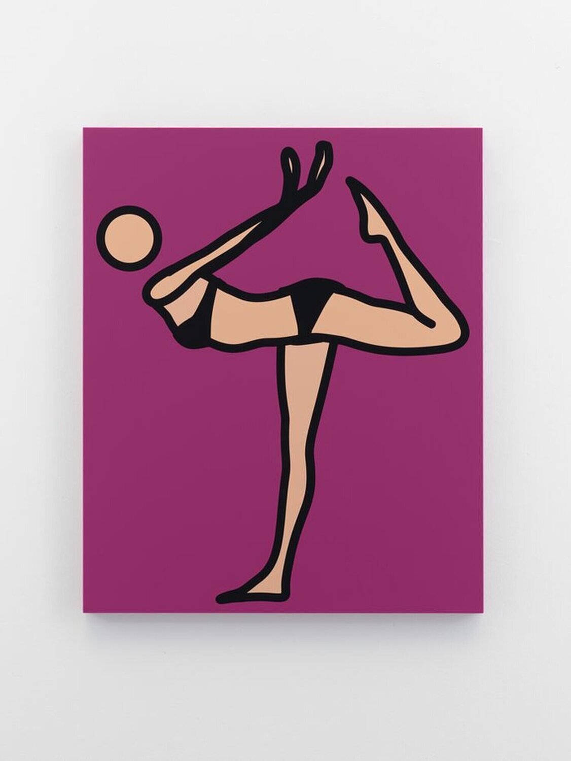 Caterina dancing in black underwear 1 Julian Opie Originalgemälde zu verkaufen