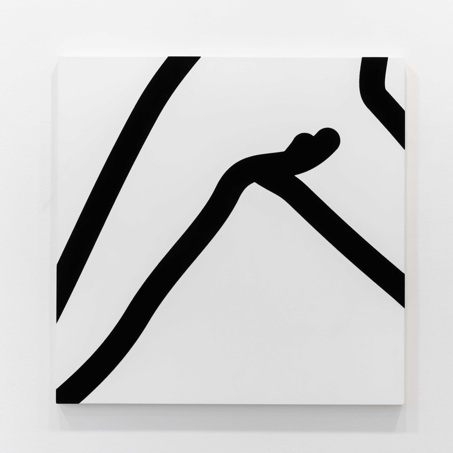 Flocked Painting 24 Julian Opie