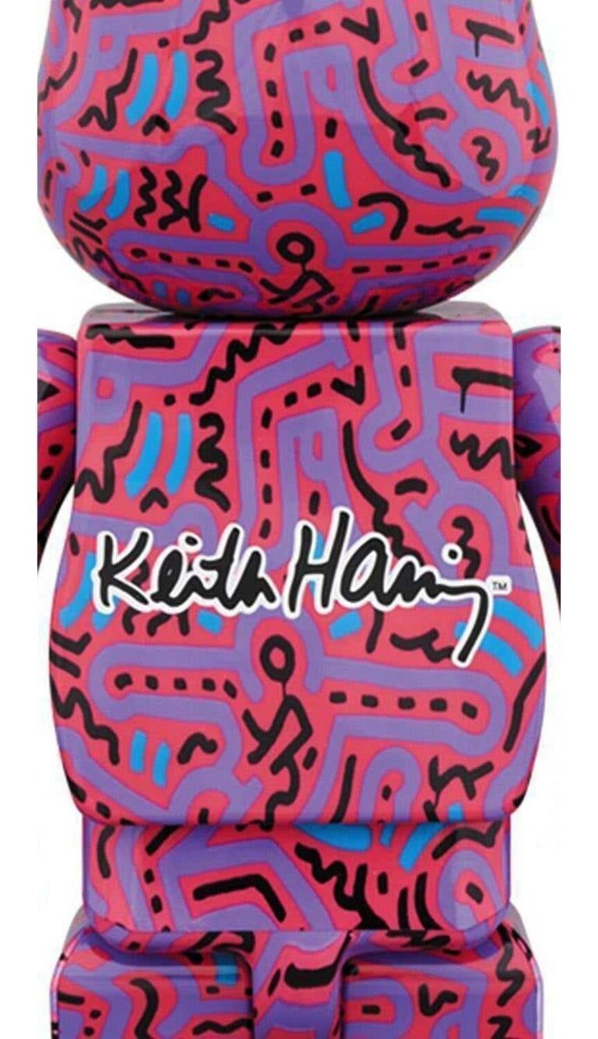 Keith Haring Bearbrick 400% set of 4 works (Haring BE@RBRICK