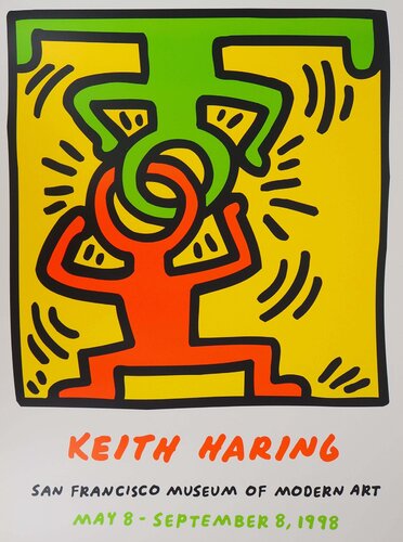 L'attirance des opposés van Keith Haring, Afdruk te koop op Singulart