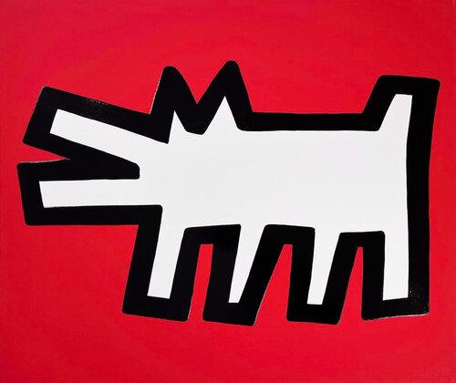 Icons (B) - Barking Dog van Keith Haring, Afdruk te koop op Singulart