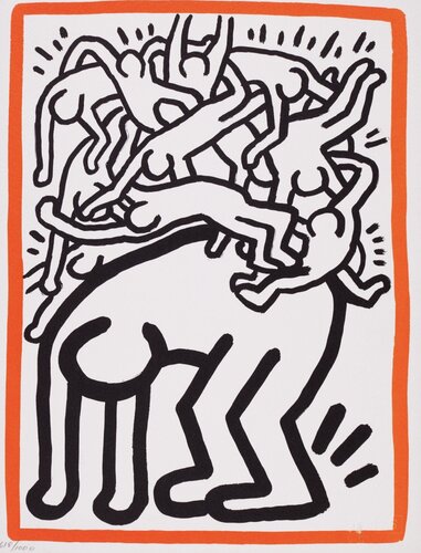 Fight AIDS Worldwide by Keith Haring, Print for Sale on Singulart