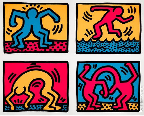 Pop Shop II (signed) di Keith Haring, Stampa in vendita su Singulart