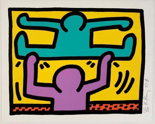 Pop Shop di Keith Haring, Stampa in vendita su Singulart