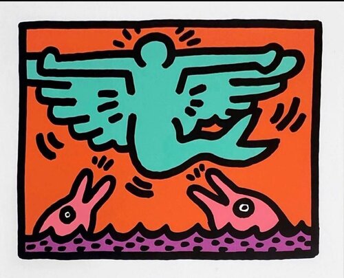 Pop Shop V (C) van Keith Haring, Afdruk te koop op Singulart