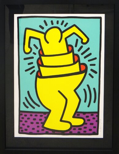 Cup Man van Keith Haring, Afdruk te koop op Singulart