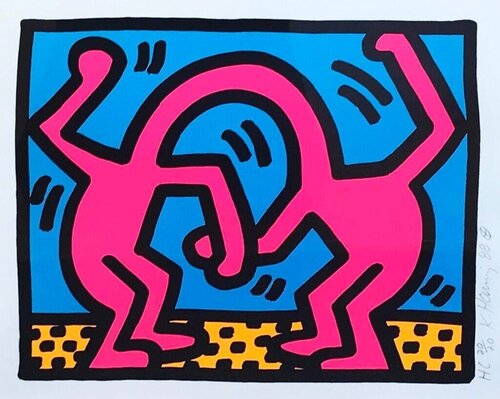 Pop Shop II (4) van Keith Haring, Afdruk te koop op Singulart