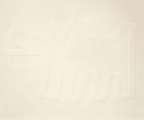 Barking Dog (from White Icons) van Keith Haring, Afdruk te koop op Singulart
