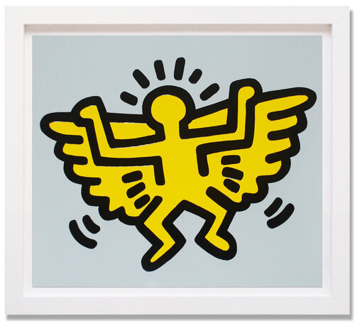 Icons (C): Winged Angel van Keith Haring, Afdruk te koop op Singulart