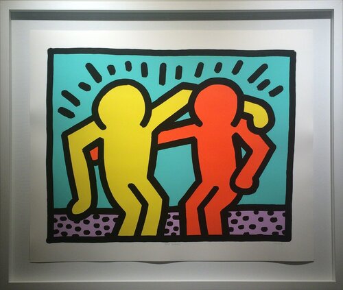 Best Buddies van Keith Haring, Afdruk te koop op Singulart