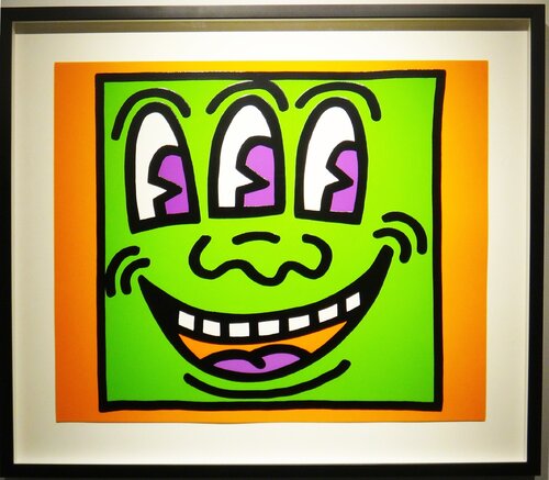Icons (3 Eyed Face) van Keith Haring, Afdruk te koop op Singulart
