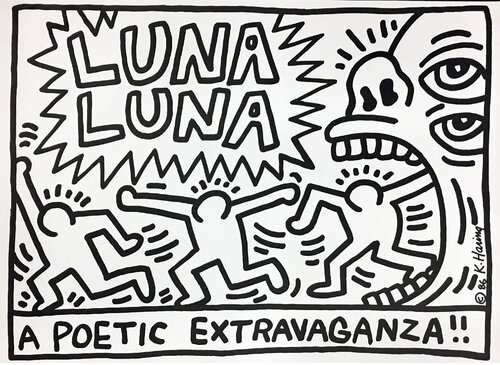 Keith Haring Luna Luna A Poetic Extravaganza van Keith Haring, Afdruk te koop op Singulart