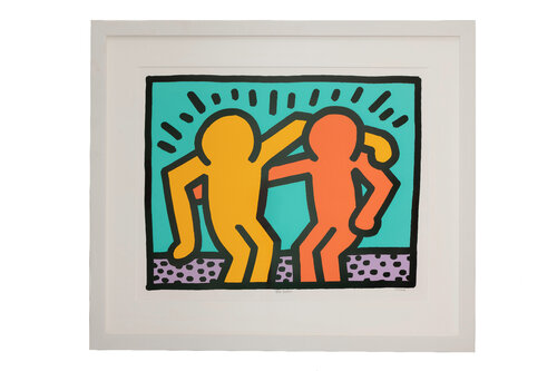 Best Buddies van Keith Haring, Afdruk te koop op Singulart