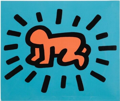 Untitled (From Icons, Radiant Baby) (Littmann p. 170) van Keith Haring, Afdruk te koop op Singulart