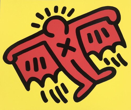 Icons (D) - X Man van Keith Haring, Afdruk te koop op Singulart