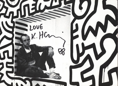 Signed Keith Haring Pop Shop poster 1988 van Keith Haring, Afdruk te koop op Singulart