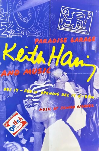 Keith Haring Paradise Garage Exhibit Poster 'Keith Haring Jeffrey Deitch' van Keith Haring, Afdruk te koop op Singulart
