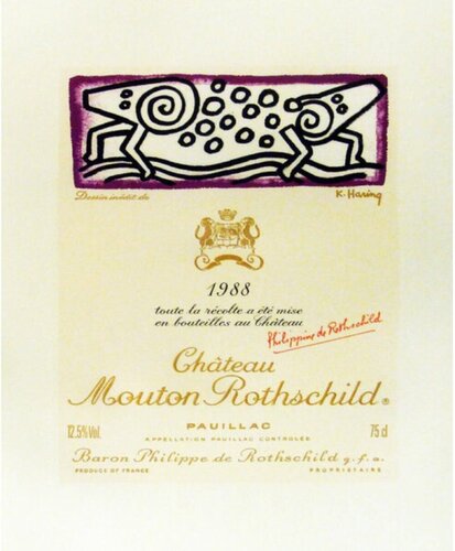 Chateau Mouton Rothschild van Keith Haring, Afdruk te koop op Singulart