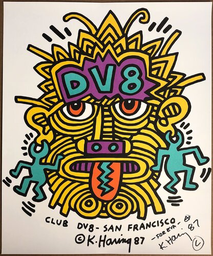 Club DV8- San Francisco van Keith Haring, Afdruk te koop op Singulart