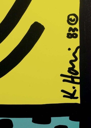 Montreux Jazz Festival, Original screen-print poster van Keith Haring, Afdruk te koop op Singulart