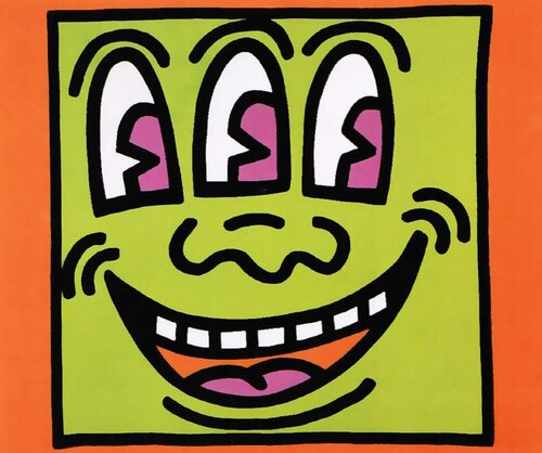 Icons, Three Eyed Man van Keith Haring, Afdruk te koop op Singulart