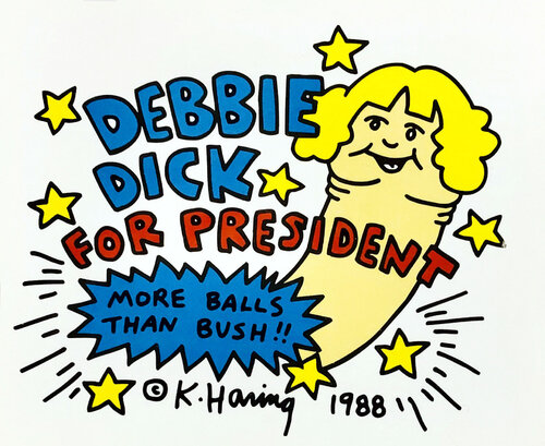 Keith Haring 'Debbie Dick' 1988 van Keith Haring, Afdruk te koop op Singulart