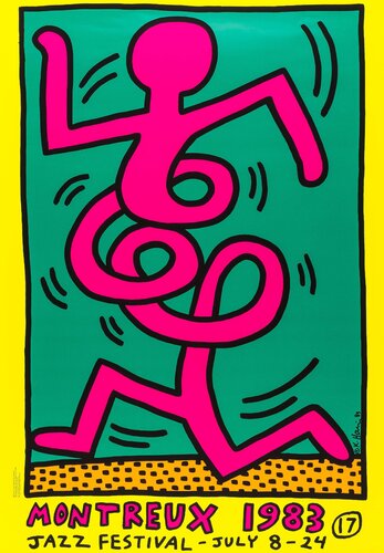 Montreux Jazz Festival van Keith Haring, Afdruk te koop op Singulart