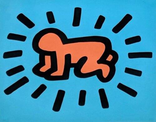 Icons #1 (Radiant Baby) van Keith Haring, Afdruk te koop op Singulart