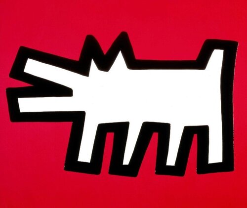 Icons #3 (Barking Dog) van Keith Haring, Afdruk te koop op Singulart