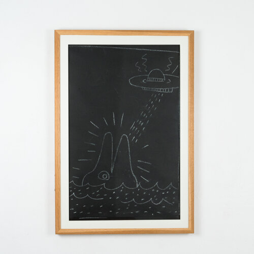 Subway drawing van Keith Haring, Werk op papier te koop op Singulart