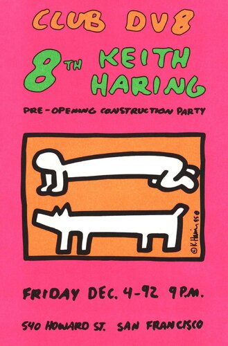 Keith Haring Club DV8 1992 van Keith Haring, Afdruk te koop op Singulart