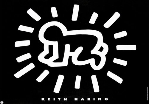 Radiant Baby poster van Keith Haring, Afdruk te koop op Singulart