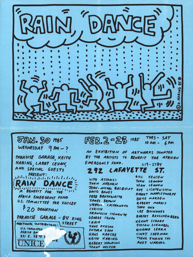 Keith Haring Rain Dance 1985 van Keith Haring, Afdruk te koop op Singulart