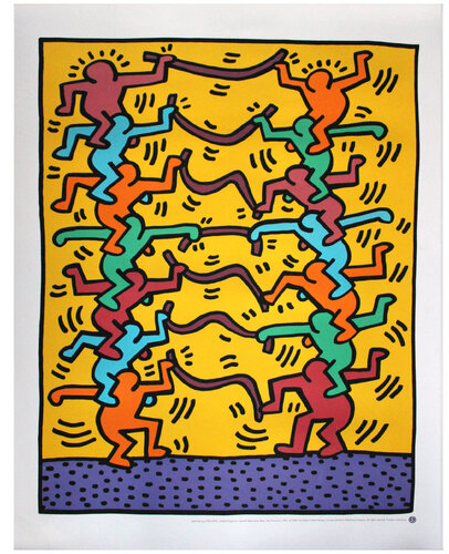 Untitled (Emporium Capwell) poster van Keith Haring, Afdruk te koop op Singulart