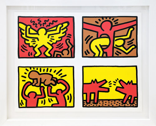 POP SHOP QUAD IV van Keith Haring, Afdruk te koop op Singulart