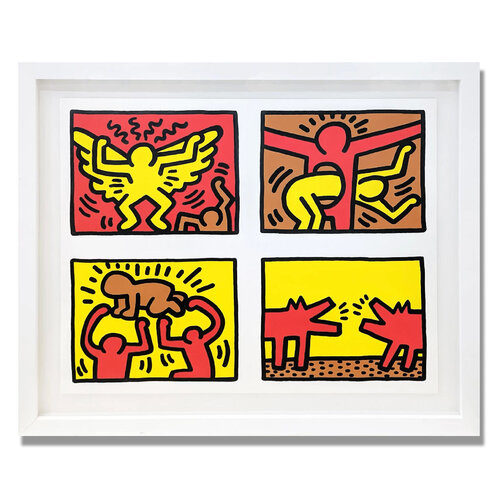 Pop Shop Quad IV van Keith Haring, Afdruk te koop op Singulart