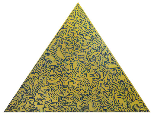Pyramid van Keith Haring, Afdruk te koop op Singulart