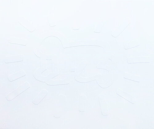 White Icons (A) - Radiant Baby van Keith Haring, Afdruk te koop op Singulart
