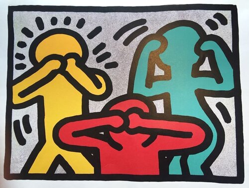 Pop Shop III, See No Evil van Keith Haring, Afdruk te koop op Singulart