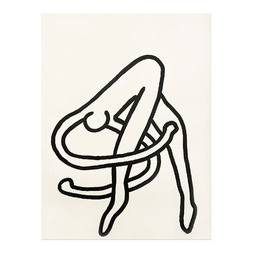 Dessin pour les Ballets de Monte Carlo (Drawing for the Monte Carlo Ballet) van Keith Haring, Werk op papier te koop op Singulart