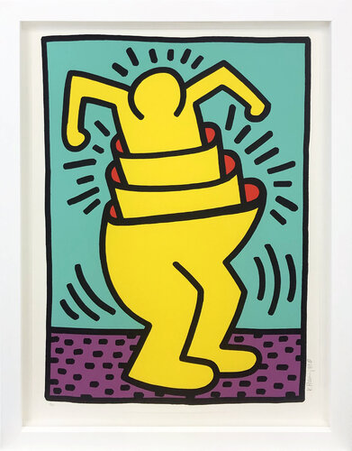 UNTITLED (CUP MAN) van Keith Haring, Afdruk te koop op Singulart