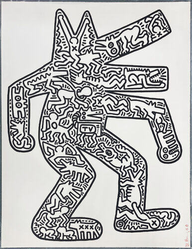 DOG (L. 48-49) van Keith Haring, Afdruk te koop op Singulart