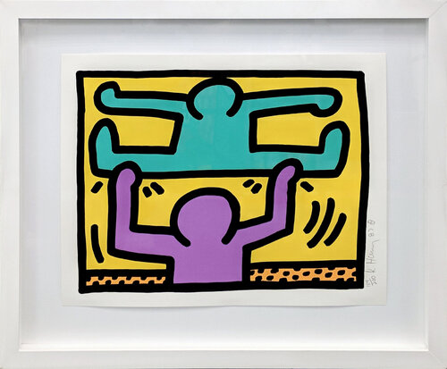 POP SHOP I (2) van Keith Haring, Afdruk te koop op Singulart