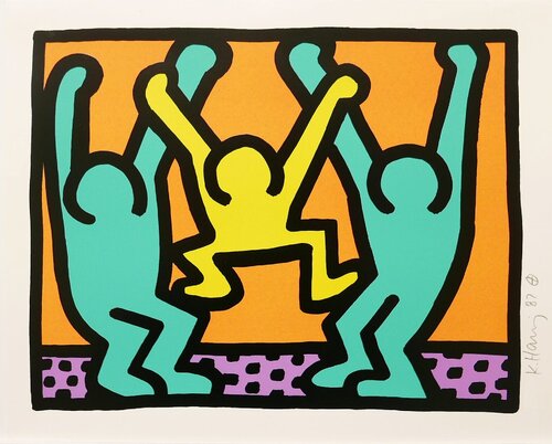Pop Shop I (Plate 2) van Keith Haring, Afdruk te koop op Singulart