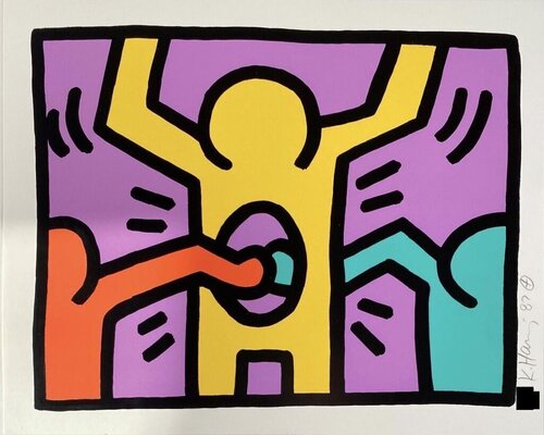 Pop Shop I (3) van Keith Haring, Afdruk te koop op Singulart