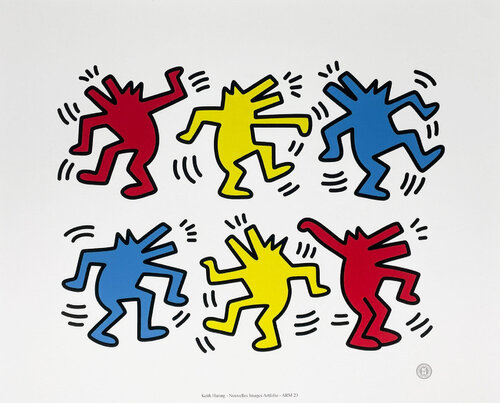 Dancing Dogs di Keith Haring, Stampa in vendita su Singulart